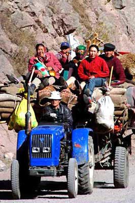 tractor of people-AsiaPhotoStock