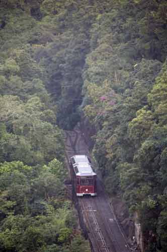 peak tram-asia photo stock