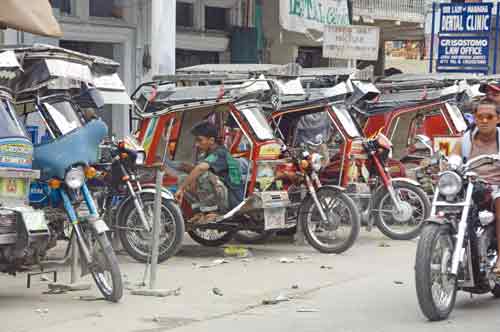 tricycle parking-AsiaPhotoStock