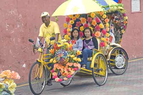 trishaws malacca-AsiaPhotoStock