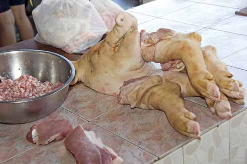 pigs head and trotters-AsiaPhotoStock