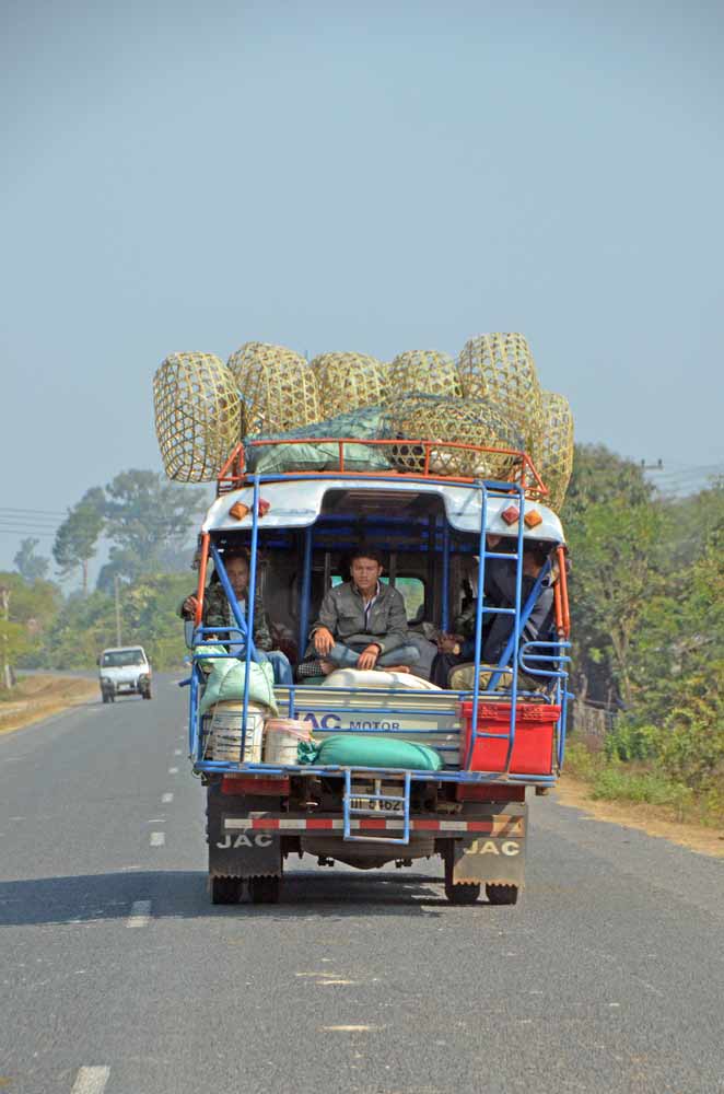 truck with baskets-AsiaPhotoStock