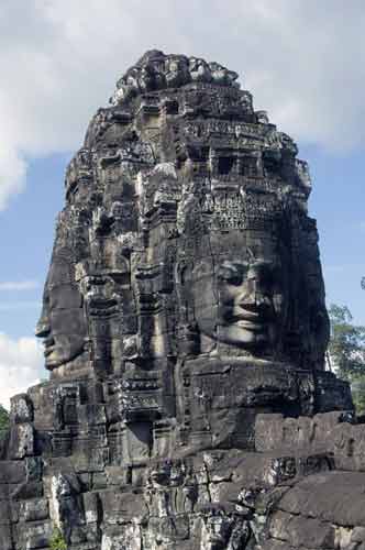 two faces-asia photo stock