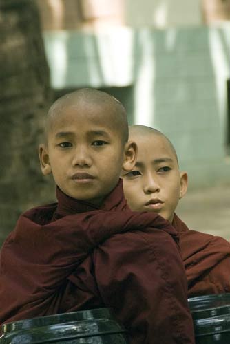 two monks-AsiaPhotoStock