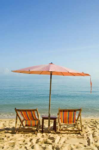 orange red umbrella-AsiaPhotoStock