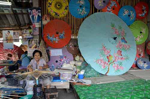 umbrellas sankampaeng-AsiaPhotoStock