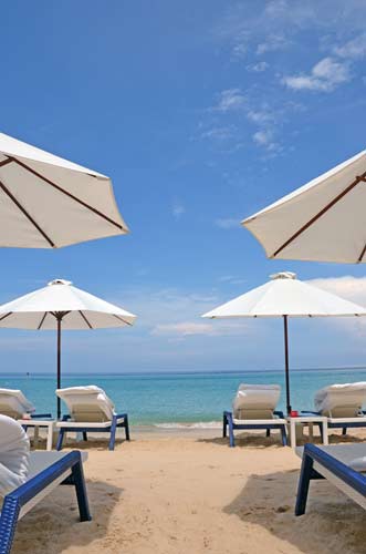 umbrellas surin beach-AsiaPhotoStock