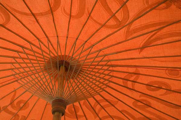orange umbrella-AsiaPhotoStock