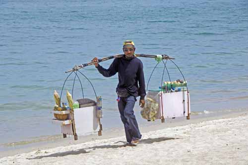 vendor on lamai beach-AsiaPhotoStock