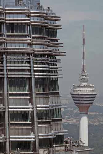 view from twin towers-AsiaPhotoStock