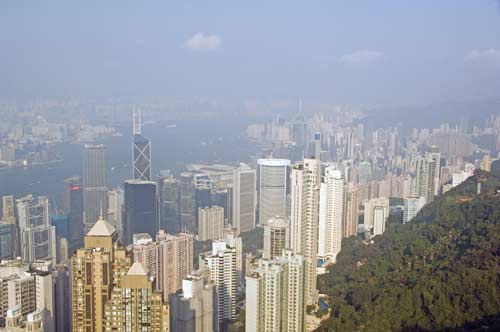 view hong kong-asia photo stock