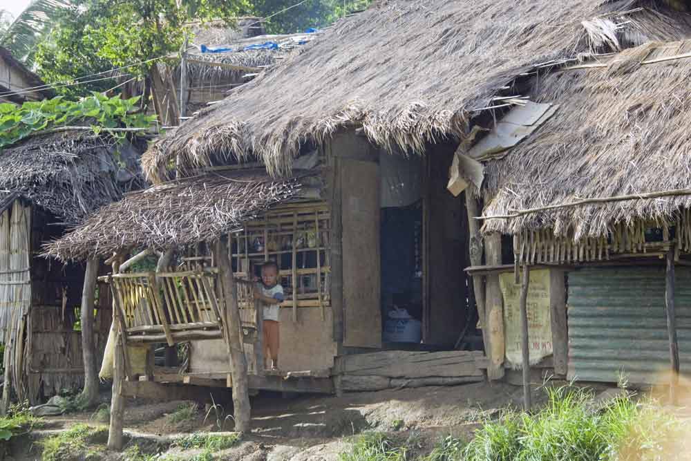 mangyan wooden house-AsiaPhotoStock