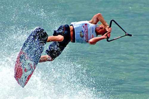 wake boarding action-AsiaPhotoStock