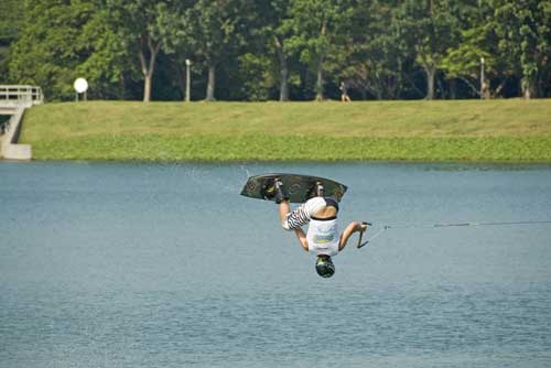 wake board jumping-AsiaPhotoStock