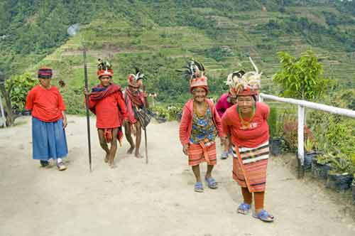 ifugao walking-AsiaPhotoStock