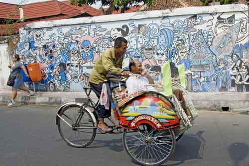 wall becak-AsiaPhotoStock