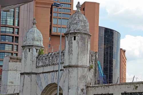 old wall kl city-AsiaPhotoStock