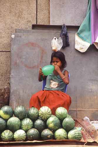 water melon seller-AsiaPhotoStock