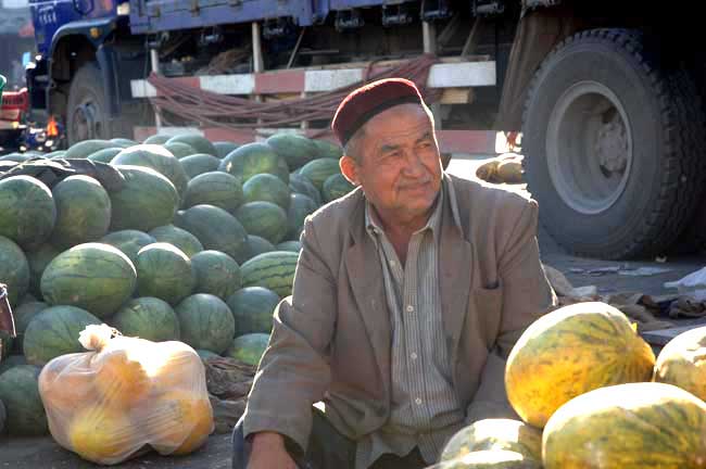 watermelons seller-AsiaPhotoStock