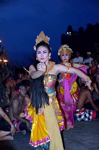 women in kecak dance-AsiaPhotoStock