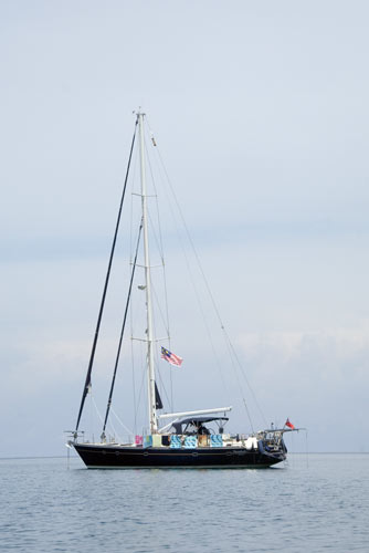 yacht at survivor island-AsiaPhotoStock