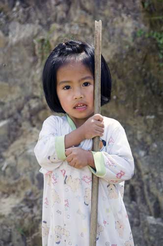 young girl banaue-AsiaPhotoStock