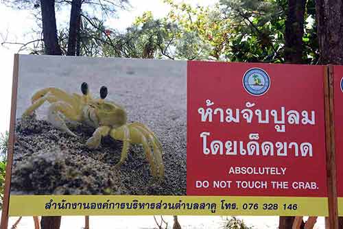 crab sign-AsiaPhotoStock